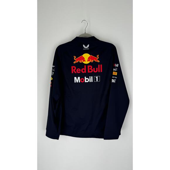 Castore Oracle Red Bull Racing F1 Team Soft Shell Jacket Mens Large New Blue - Picture 11 of 15